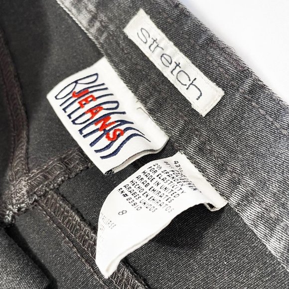 Vintage 90s High Waisted Stretchy Faded Black Jeans - Picture 4 of 4
